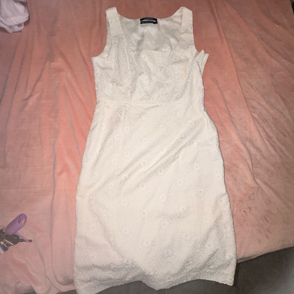 Club Monaco Ivory Floral Midi Dress